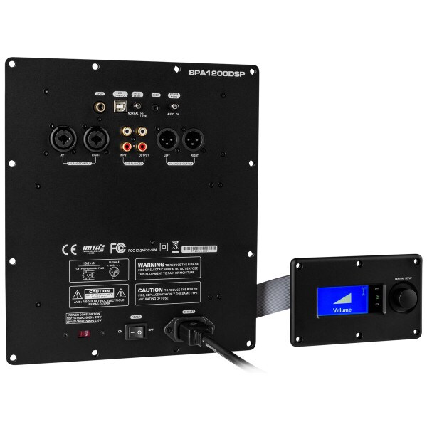 Main product image for Dayton Audio SPA1200DSP 1200W Subwoofer Amplifier 300-8000